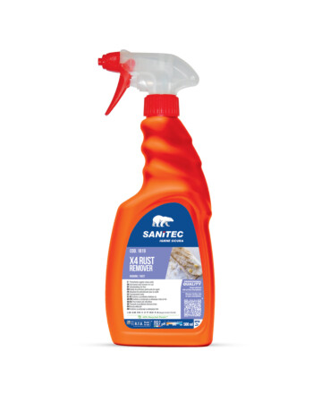 Sanitec Rust Remover X4 όξινο καθαριστικό λεκέδων για σκουριά 0,5L