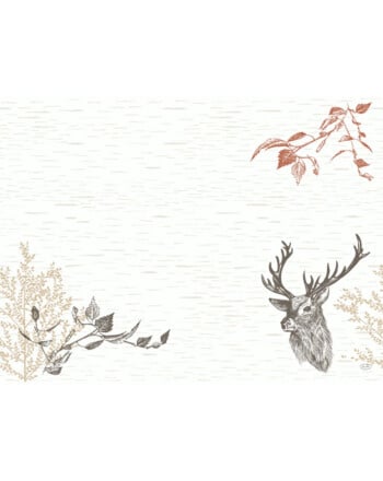 Duni Bio Dunicel® Wood and Deer σουπλά Airlaid με σχέδιο 30x40cm 100τεμ