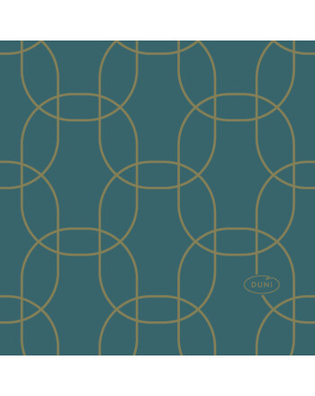 Duni Bio Dunisoft πετσέτα Golden Deco 20x20cm 180τεμ.