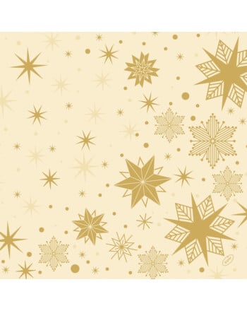 Duni Bio Dunisoft® Stargazing Cream χαρτοπετσέτα 40x40cm 60τεμ.
