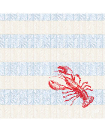 Duni Bio Dunisoft πετσέτα με σχέδιο Sea Delights 1/4 40x40cm Airlaid 60τεμ