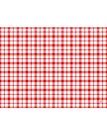 Duni Giovanni Red σουπλά χάρτινο με σχέδιο 30x40cm 250τεμ