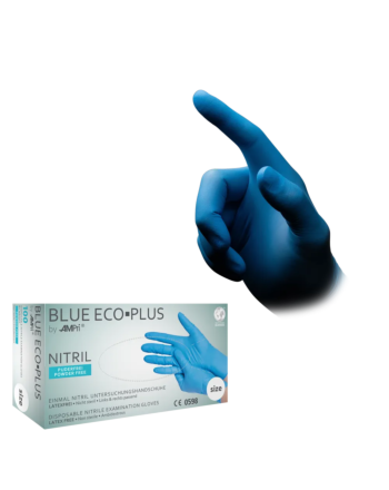 AMPri Eco-Plus γάντια νιτριλίου μιας χρήσης μπλε S 100τεμ