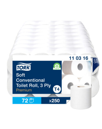 Tork® Soft ρολό υγείας λευκό 3φυλλο 27,5m