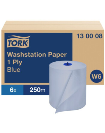 Tork® Washstation βιομηχανικό ρολό μπλε 1φυλλο 250m 
