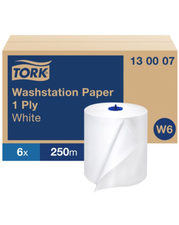 Tork® Washstation βιομηχανικό ρολό λευκό 1φυλλο 250m 