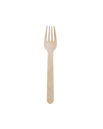 Ξύλινο πιρούνι 16cm 100τεμ