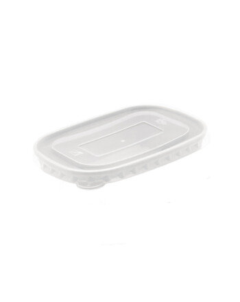 Καπάκι PP ορθογώνιο για σκεύη 650/750/1000ml 300τεμ/κιβ