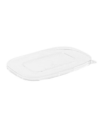 Καπάκι PET ορθογώνιο για σκεύη 500/650/750/1000ml 300τεμ/κιβ