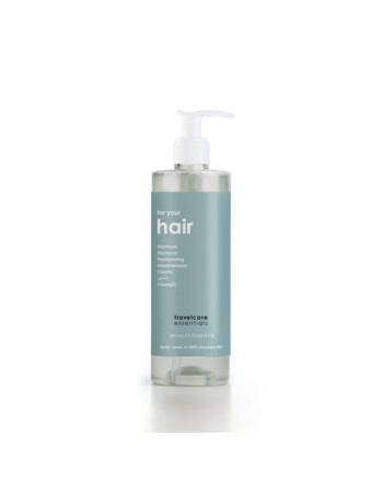 Gfl Travel Care Essentials σαμπουάν σε επαναγεμιζόμενη φιάλη με αντλία 380ml 