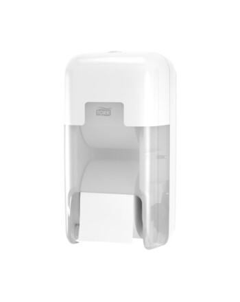 Tork® Mid-Size συσκευή διπλού ρολού υγείας coreless λευκή