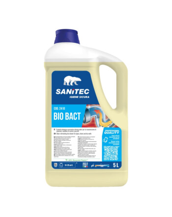 Sanitec Bio Bact βιοκαθαριστικό για την εξάλειψη οσμών σε σωλήνες & αποχετεύσεις 5L / 5Kg