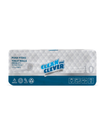 Clean&Clever Pro 30-211 ρολό υγείας λευκό 3φυλλο 25,41m