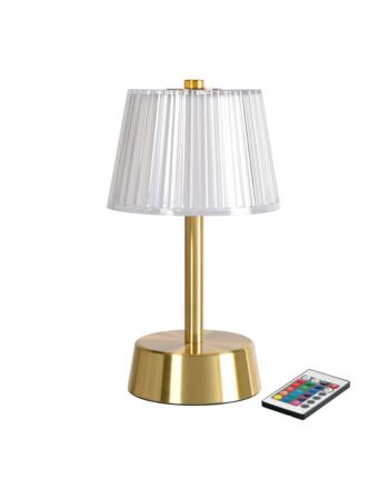 Επιτραπέζιο φωτιστικό LED Jay Gold 12,2x22cm