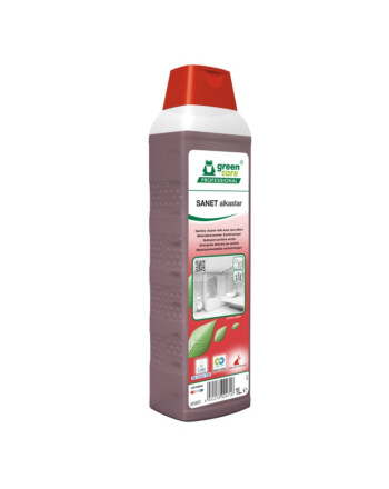 Green Care SANET alkastar καθαριστικό ευαίσθητων επιφανειών χώρων υγιεινής 1L    