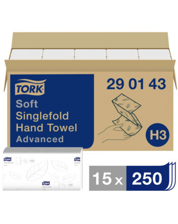 Tork® χειροπετσέτα  2φυλλη V-Fold (Zig Zag) 23x22,6cm 250τεμ