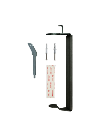 Gfl Minimal συσκευή για φιάλες  pump 370ml/380ml/480ml μαύρη με βίδες και αυτοκόλλητη ταινία