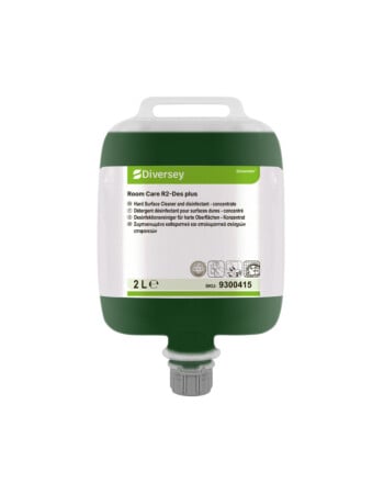 Diversey Room Care R2-plus υγρό καθαριστικό χώρων υγιεινής 2L με έγκριση ΕΟΦ