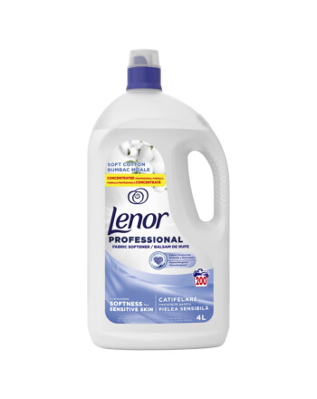 Lenor Professional Soft Cotton μαλακτικό ρούχων 4L