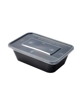 Σετ standard ορθογώνιο δοχείο pp 500ml 50Τ