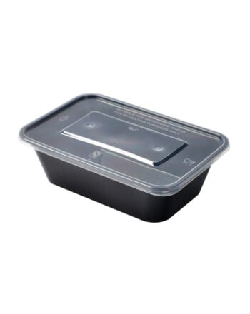Σετ standard ορθογώνιο δοχείο pp 750ml 50Τ