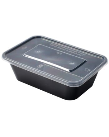 Σετ standard ορθογώνιο δοχείο pp 1000ml 50Τ