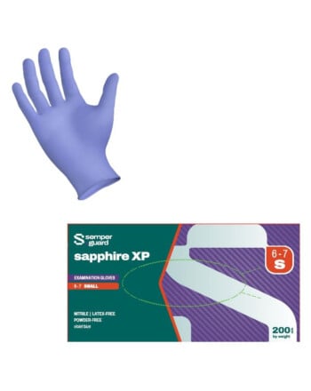 Semperguard® Sapphire XP γάντια μιας χρήσης νιτριλίου χωρίς πούδρα μοβ S 200τεμ