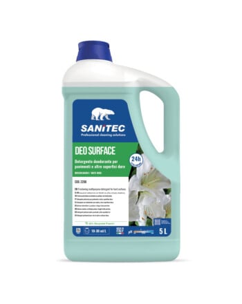 Sanitec Deo Surface ουδέτερο καθαριστικό γενικής χρήσης με άρωμα White Musk 5L