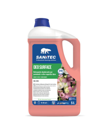 Sanitec Deo Surface ουδέτερο καθαριστικό γενικής χρήσης με άρωμα Flower Bouquet 5L 