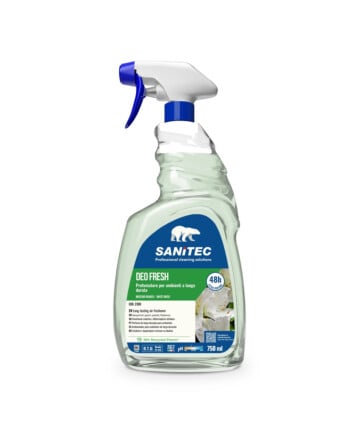 Sanitec Deo Fresh Plus αρωματικό χώρου με τεχνολογία εξάλειψης οσμών με άρωμα White Musk 0,75L