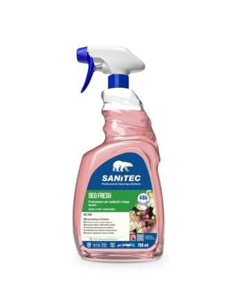 Sanitec Deo Fresh Plus αρωματικό χώρου με τεχνολογία εξάλειψης οσμών με άρωμα Flower Bouquet 0,75L 