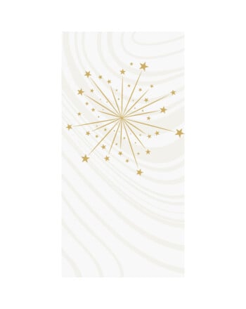 Duni Bio Dunisoft® χαρτοπετσέτα Sparkly White 1/8 40x40cm Airlaid 60τεμ