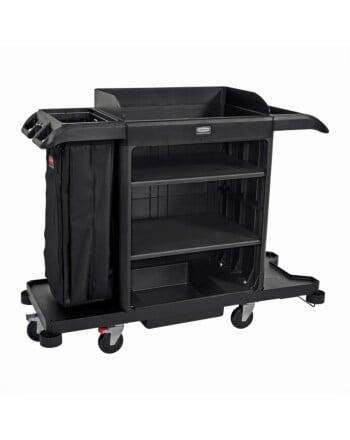 Rubbermaid® καρότσι καμαριέρας PP μαύρο μεγάλο