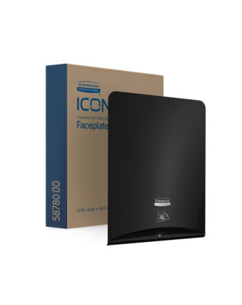 KCP ICON Black Mosaic πρόσοψη για ηλεκτρονική συσκευή χειροπετσέτας ρολό