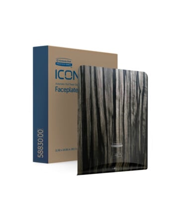 KCP ICON Ebony Woodgrain πρόσοψη για ηλεκτρονική συσκευή χειροπετσέτας ρολό