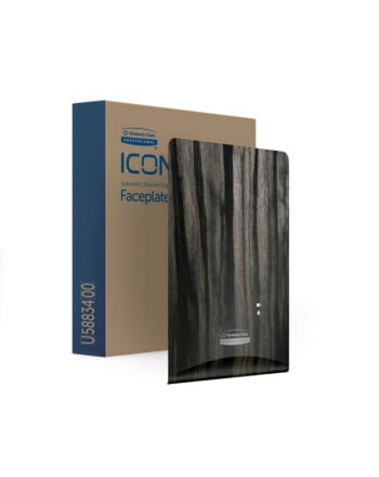 KCP ICON Ebony Woodgrain πρόσοψη για ηλεκτρονική συσκευή σαπουνιού σε αφρό