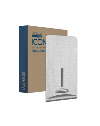 KCP ICON Silver Mosaic πρόσοψη για συσκευή χαρτιού υγείας σε φύλλα