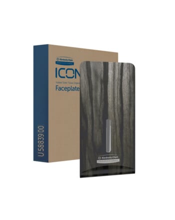 KCP ICON Ebony Woodgrain πρόσοψη για συσκευή χαρτιού υγείας σε φύλλα