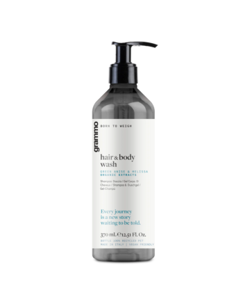 Gfl Grammo Hair & Body 2σε1 σαμπουάν και αφρόλουτρο σε φιάλη με σφραγισμένη αντλία 370ml