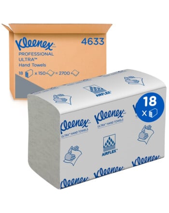 Kleenex® Ultra χειροπετσέτα λευκή 2φυλλη Z-Fold 24,1x19,1cm 150τεμ