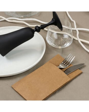 Roial Linen Airlaid πετσέτα φάκελος capuccino 40x40cm 25τεμ