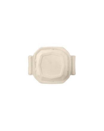 Biopak Octabagasse® καπάκι bagasse για σκεύος 400ml καφέ 50τεμ