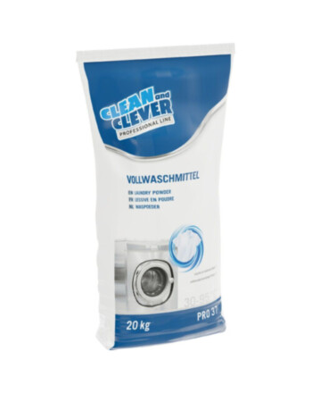 Clean and Clever Pro37 απορρυπαντικό σε σκόνη για πλυντήριο ρούχων 20kg
