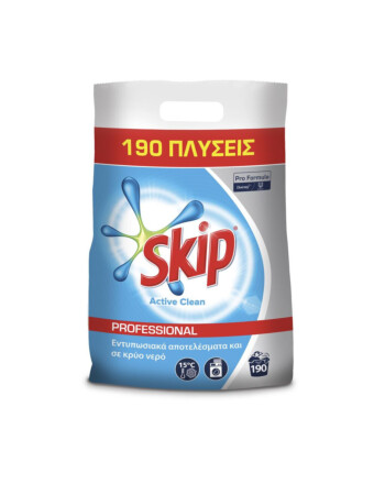 Skip® Active Clean απορρυπαντικό σε σκόνη για πλυντήριο ρούχων 12,35kg