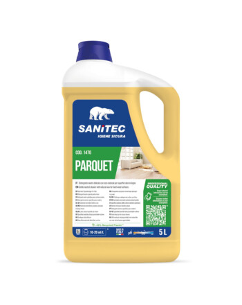 Sanitec Parquet ουδέτερο καθαριστικό ξύλινων δαπέδων με φυσικό κερί  5L/ 5,2 Kg
