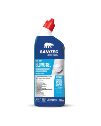 Sanitec Blu WC Gel καθαριστικό αφαλατικό λεκάνης με ευχάριστο άρωμα 0,75L