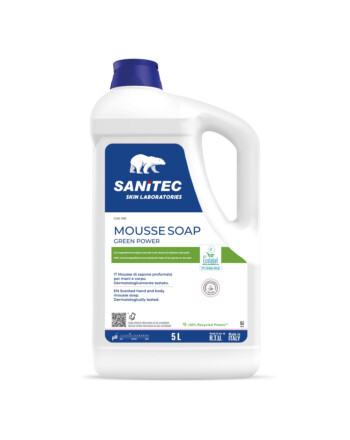 Sanitec σαπούνι Hands & Body σε αφρό με άρωμα White Talc 5L