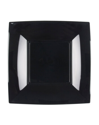 Goldplast πιάτο PP τετράγωνο 18x18cm μαύρο 