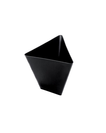 Goldplast Triangle μπολ PS μαύρο πολλαπλών χρήσεων 70ml