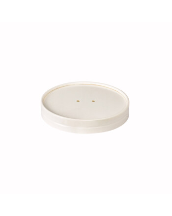Duni Coppa καπάκι χάρτινο για σκεύη λευκό 250/350ml 25τεμ